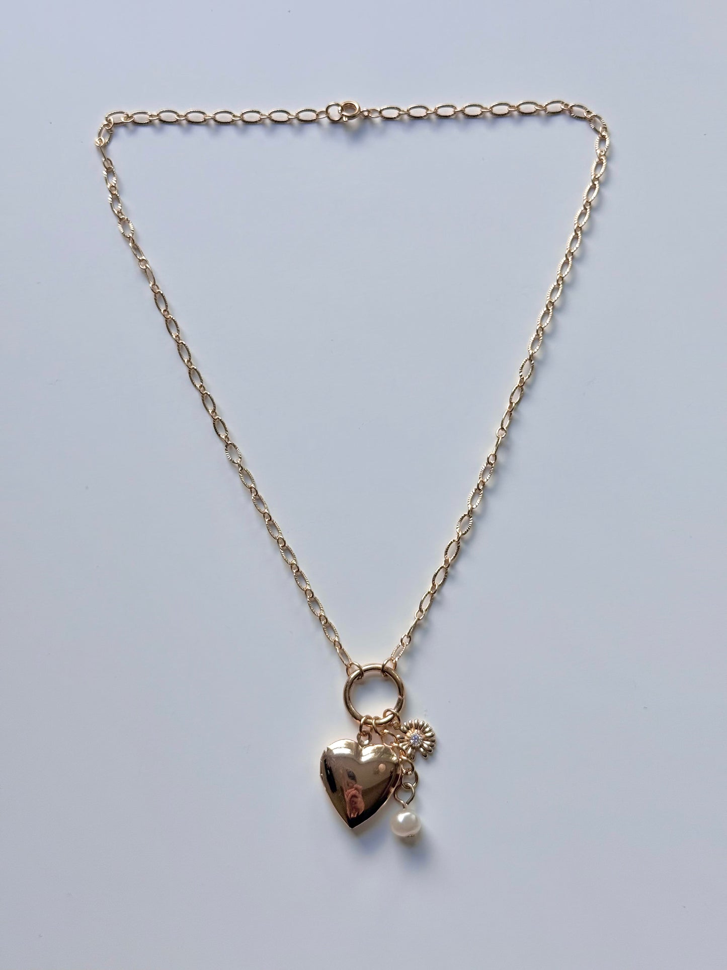 TRIPLE LUCKY CHARMS WITH LOCKET