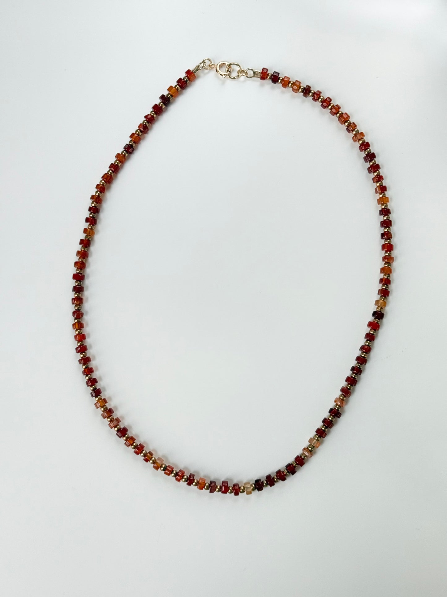 VINTAGE AGATE WITH GOLD SPACERS