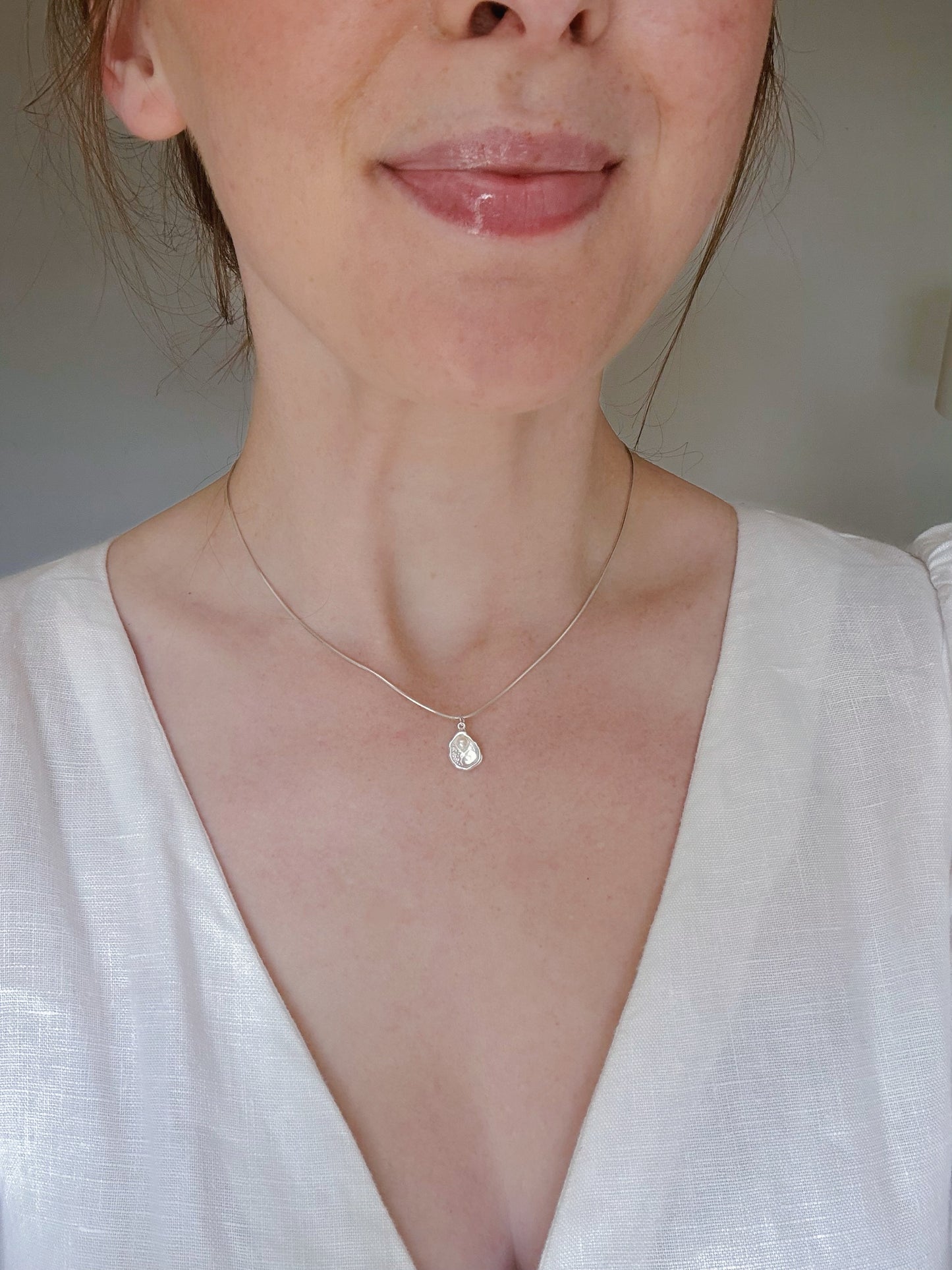 STERLING SILVER OYSTER