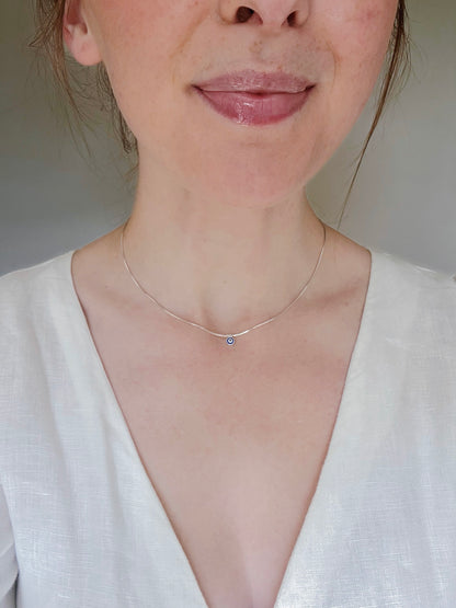 STERLING SILVER EVIL EYE