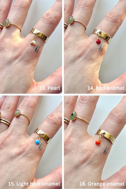 CUSTOMIZABLE CHARM RING