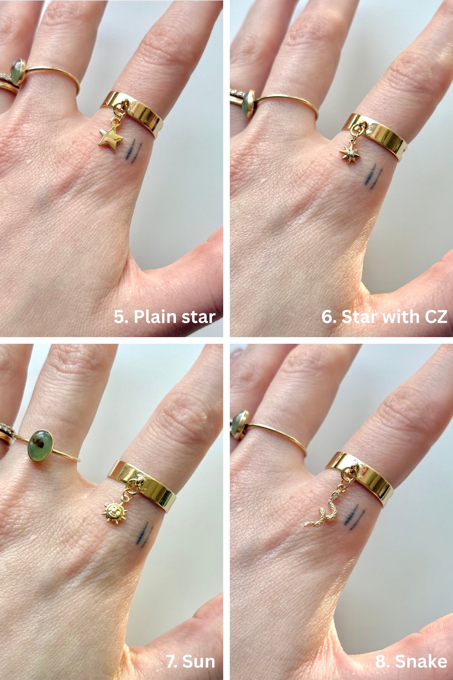 CUSTOMIZABLE CHARM RING