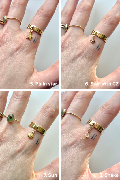 CUSTOMIZABLE CHARM RING