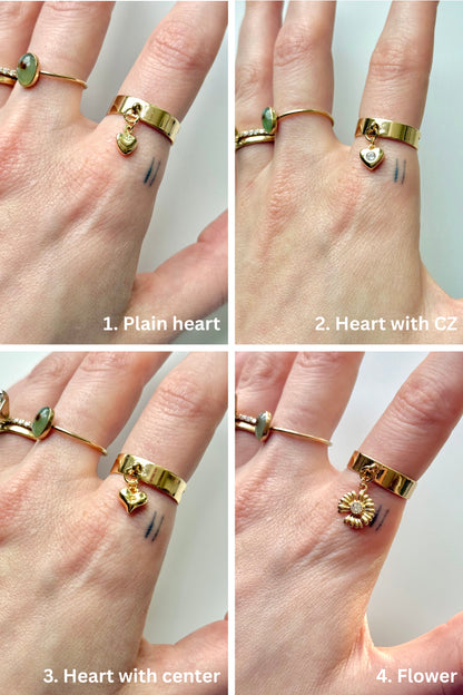 CUSTOMIZABLE CHARM RING