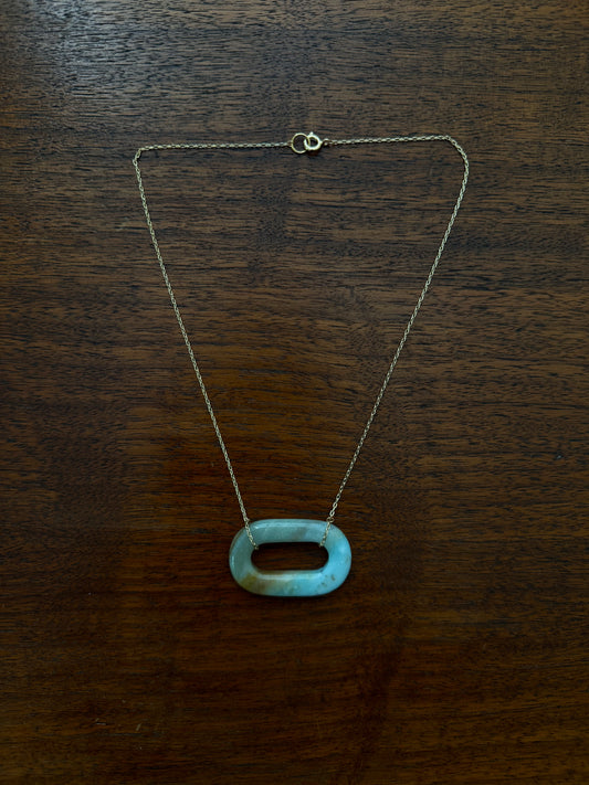 AMAZONITE PAPERCLIP STONE